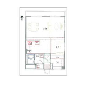 アムール東和(3LDK/1階)の間取り写真