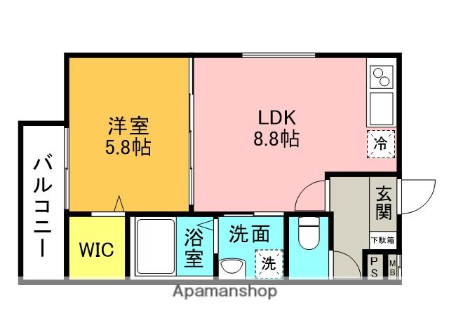 フジパレス伊丹北本町2番館(1LDK/3階)の間取り写真