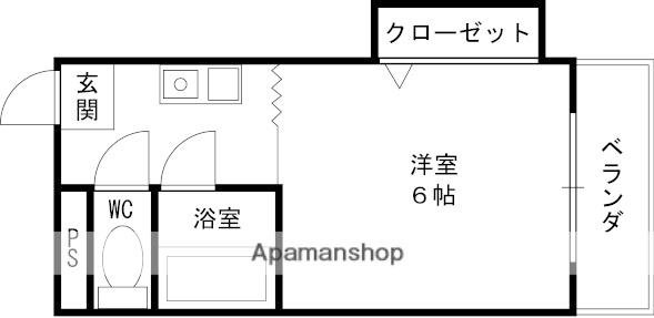 プレアール八尾本町(1K/2階)の間取り写真