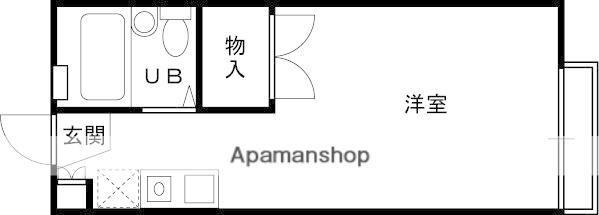 ステラパレス(1K/2階)の間取り写真