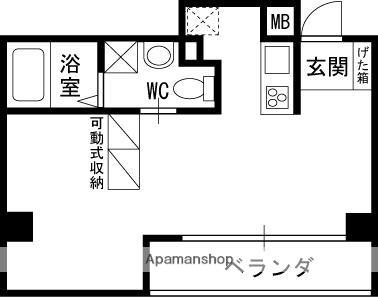 ノベラ西宮江上町(1LDK/5階)の間取り写真
