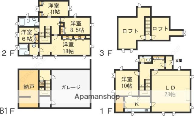 ＧＡＲＡ東山(5SLDK)の間取り写真