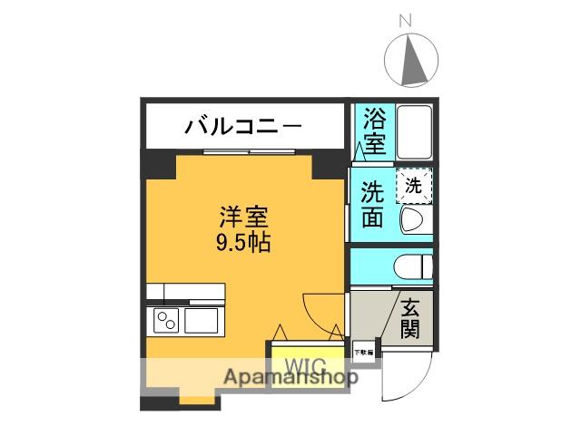 SOL池田(ワンルーム/4階)の間取り写真