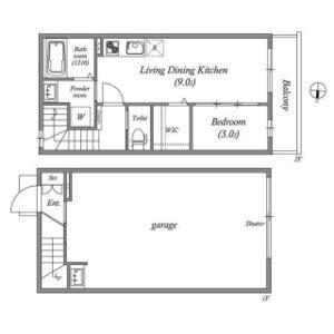 Ｔ’Ｓ　ＢＡＳＥ　西難波(1LDK)の間取り写真