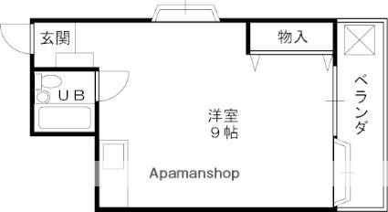 コージーパレス キムラ(ワンルーム/2階)の間取り写真