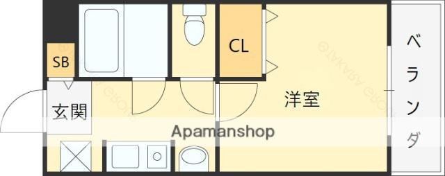 ステラハウス4-500(1K/1階)の間取り写真