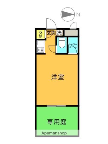 NEOダイキョー甲子園口(1K/1階)の間取り写真