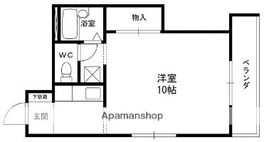 サンハイツ香枦園(1K/2階)の間取り写真