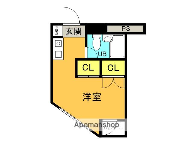 パークハイムイトー(ワンルーム/5階)の間取り写真