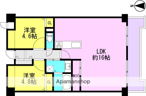 LUXE武庫之荘(3LDK/1階)の間取り写真
