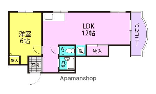 クラ武庫之荘壱番館(1LDK/3階)の間取り写真
