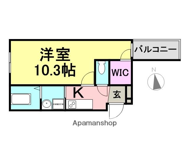 フジパレス西本町北通1番館(1K/1階)の間取り写真