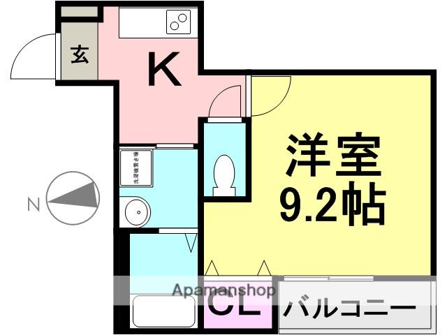 フジパレス西桜木町(1K/2階)の間取り写真