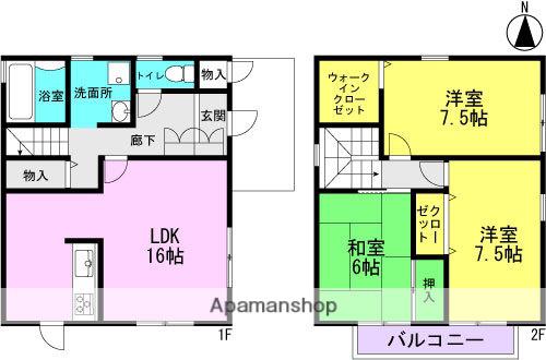 阪急電鉄神戸線 塚口駅(阪急) 徒歩9分 2階建 築26年(3LDK)の間取り写真