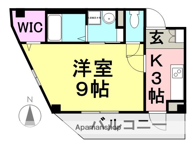 サクセス武庫川(1K/2階)の間取り写真