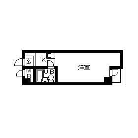 プリエールJR塚口駅前(ワンルーム/4階)の間取り写真