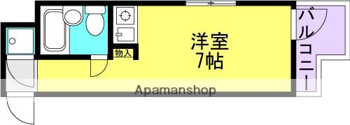 ノアムールセイキ(ワンルーム/4階)の間取り写真