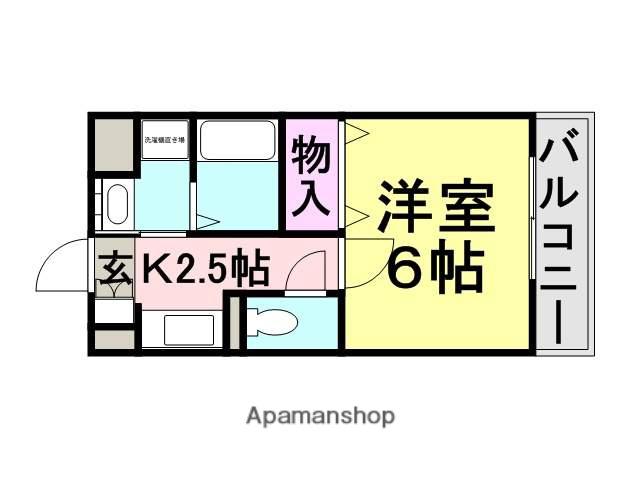 ココル プルミエ(1K/4階)の間取り写真