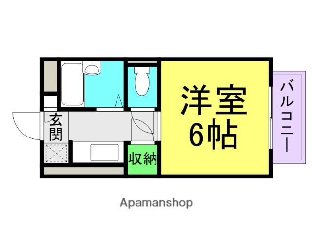 アトレ上甲子園(1K/2階)の間取り写真