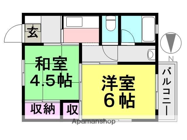 寺田マンション(2K/2階)の間取り写真