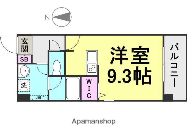 LE CINQ 尼崎東(ワンルーム/5階)の間取り写真