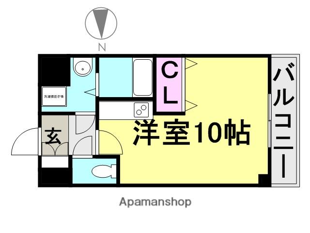 OS RESIDENCE 尼崎(ワンルーム/4階)の間取り写真