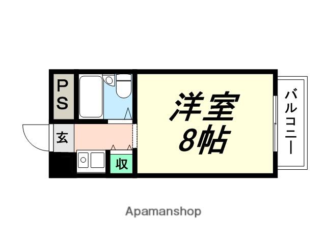 シャトーリーベ(1K/3階)の間取り写真