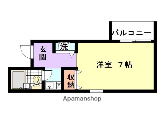 ダイドーメゾン武庫之荘2(1K/4階)の間取り写真