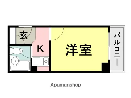 エクセレンス武庫之荘(1K/4階)の間取り写真
