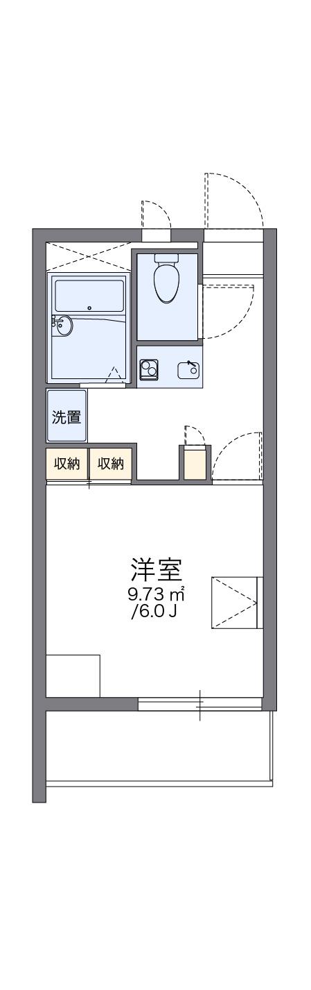 レオパレス灘北(1K/3階)の間取り写真