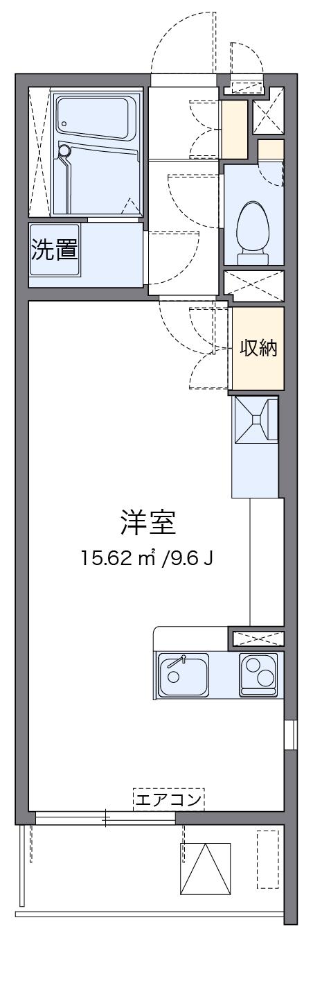 レオネクストプリマヴェーラ御影(ワンルーム/3階)の間取り写真