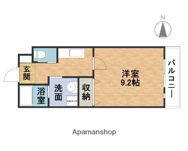 スマイルⅠ番館(1K/2階)の間取り写真