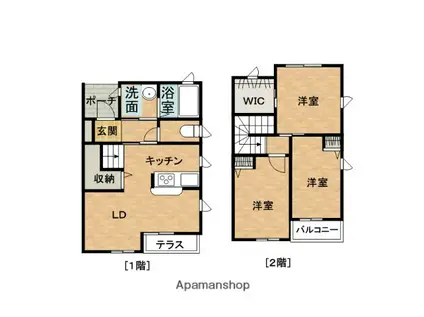 ヴィレッジパルモ(3LDK)の間取り写真