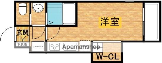 ハイメゾン緑が丘東(ワンルーム/1階)の間取り写真