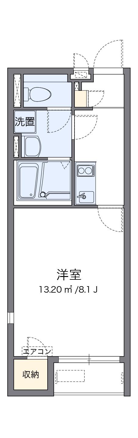 レオネクストSATUKI(1K/1階)の間取り写真