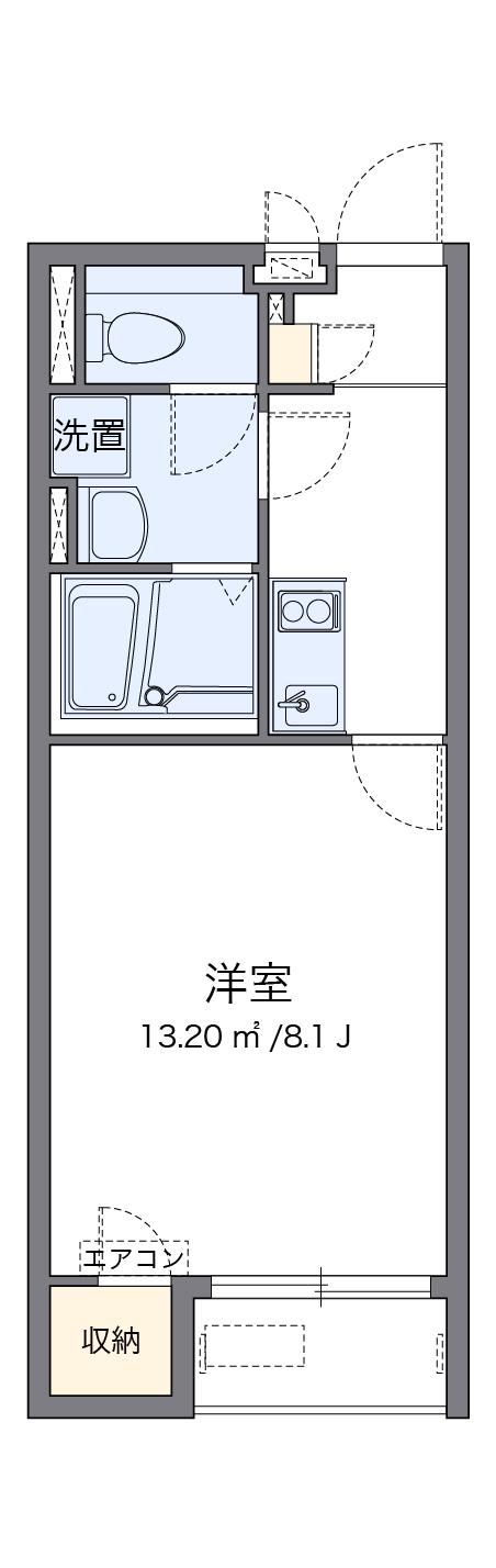 レオネクストSATUKI(1K/1階)の間取り写真