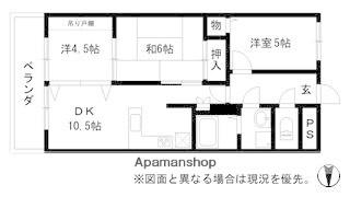 プレステージ姫路Ⅲ(3LDK/2階)の間取り写真
