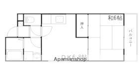 ペシュMOTOSHIO(1DK/5階)の間取り写真