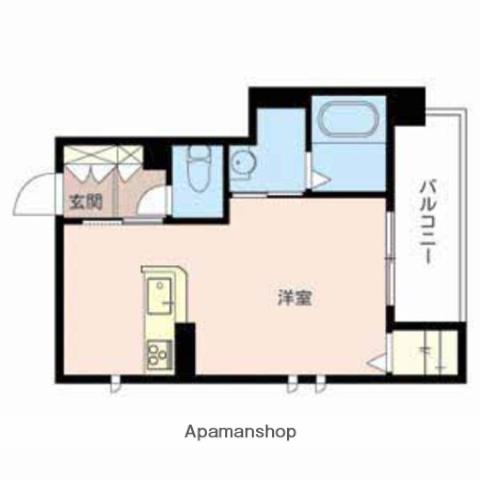 レトワール(ワンルーム/4階)の間取り写真