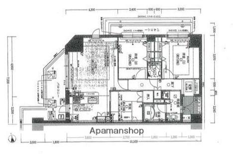 リベ・グラート姫路ベルスウィート(3LDK/10階)の間取り写真