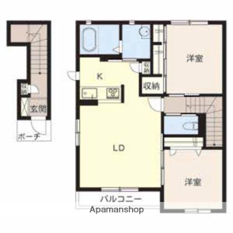 メゾン壽(2LDK/2階)の間取り写真