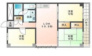 メゾンM(3LDK/8階)の間取り写真