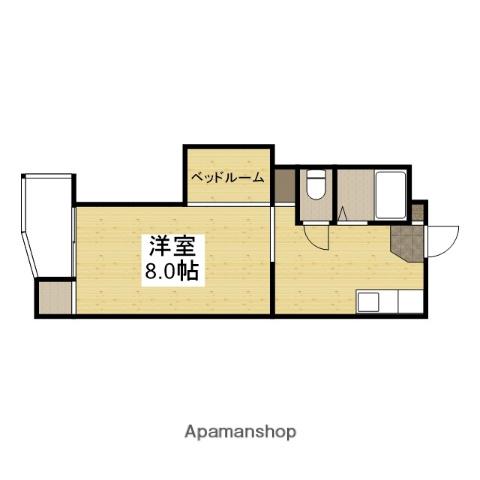 セントポーリア(1DK/1階)の間取り写真