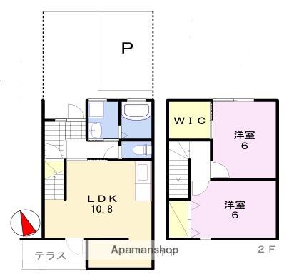 ビッグフォレスト宮上(2LDK)の間取り写真