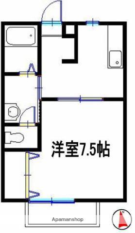 ハイツセイリュウ(1K/2階)の間取り写真