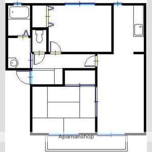 リヴェール中村(2LDK/1階)の間取り写真