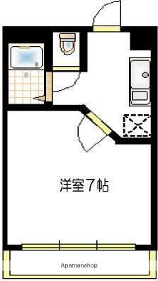 メゾン・ヴィバーチェ(1K/3階)の間取り写真