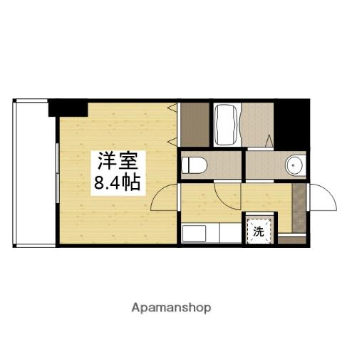 トラントメゾン(ワンルーム/2階)の間取り写真