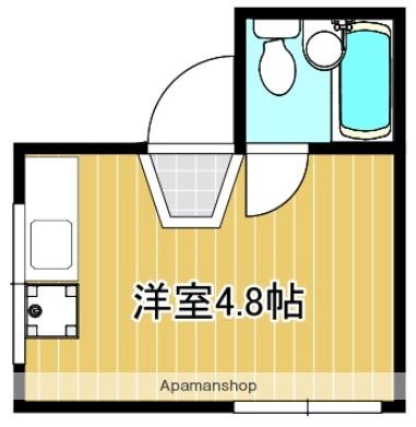 リノーバ山野井(ワンルーム/2階)の間取り写真