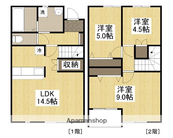 ＥＴＥＲＮＡＬ　ＰＡＬＡＣＥ構(3LDK)の間取り写真